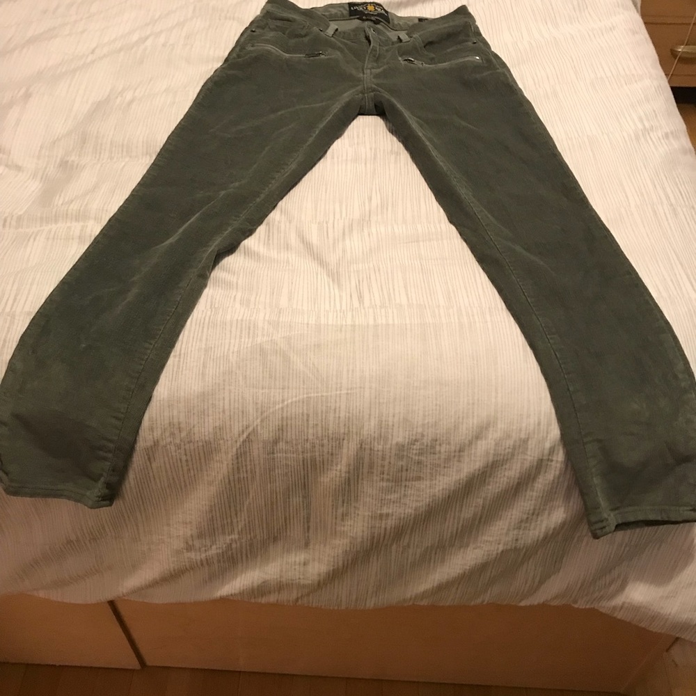Lucky Brand gray corduroys